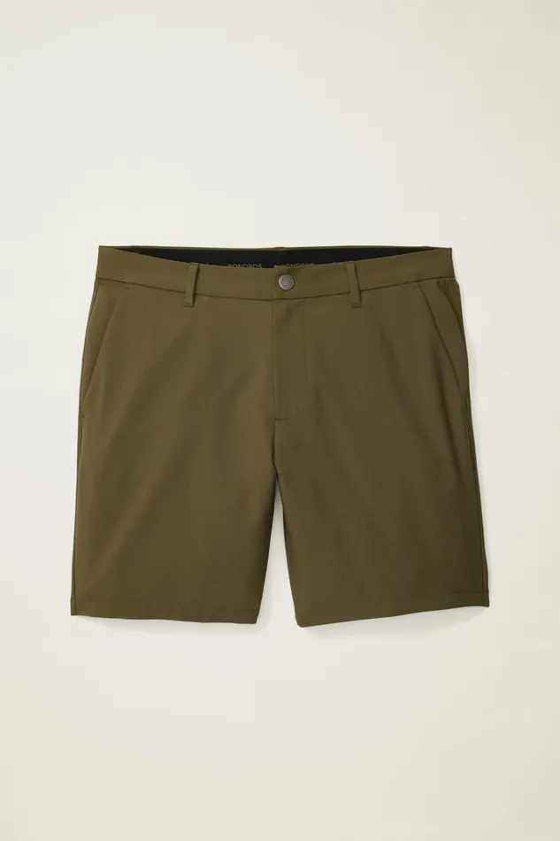 Men Performance Link Shorts Dark Olive Green Bonobos Casual Shorts