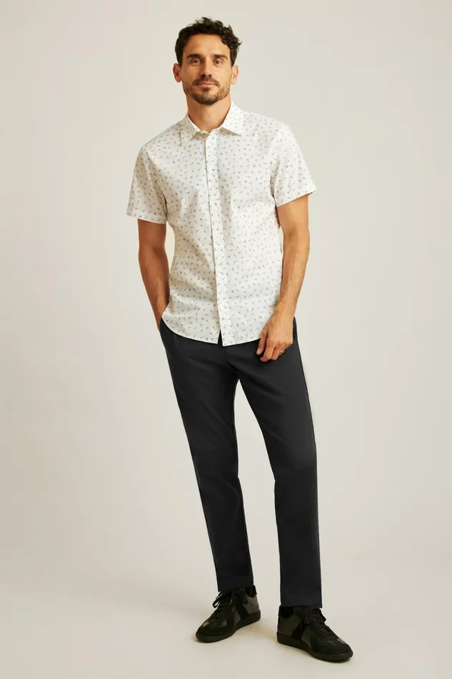 Men Riviera Short Sleeve Shirt Marseillan Martinis Bonobos Casual Shirts