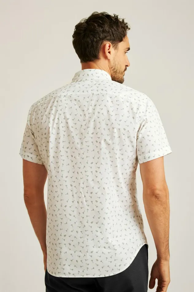 Men Riviera Short Sleeve Shirt Marseillan Martinis Bonobos Casual Shirts