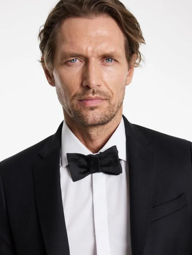 Men Scarves and Ties John Varvatos BONI BOWTIE Black