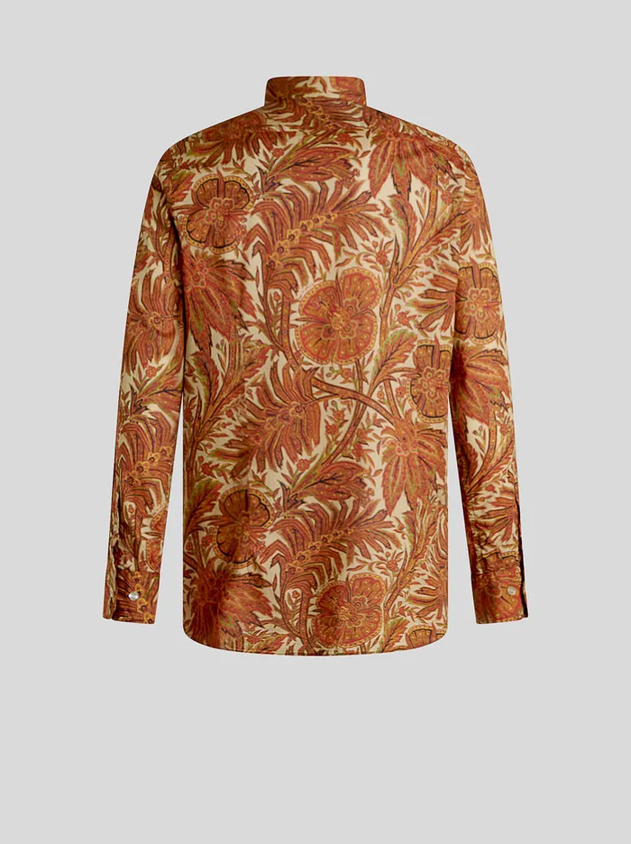 Men Shirt With Foliage Pattern Etro Shirts