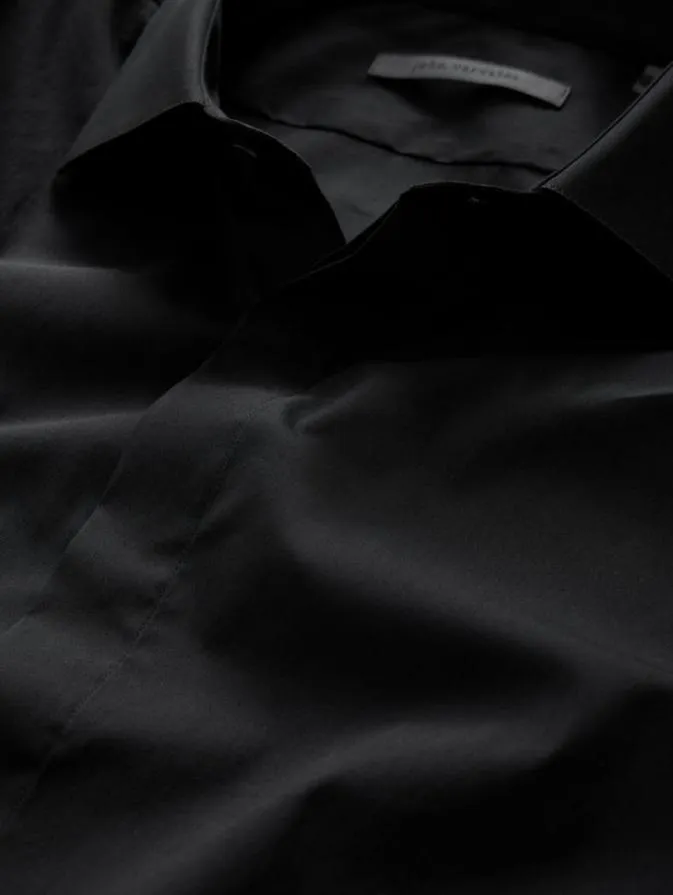 Men Shirts John Varvatos HENDRIX DRESS SHIRT Black