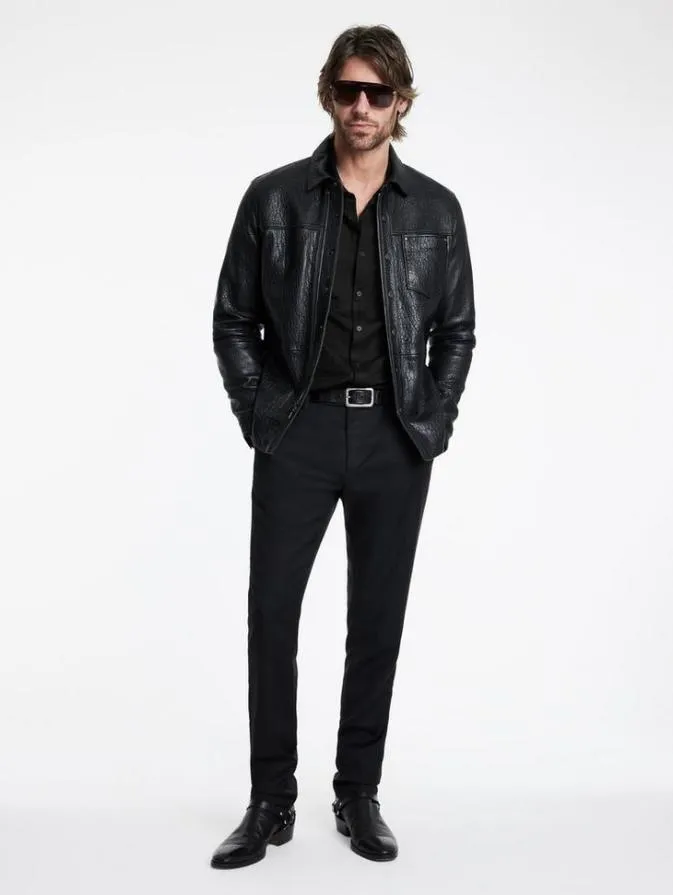 Men Shirts John Varvatos MCGILES SHIRT Black