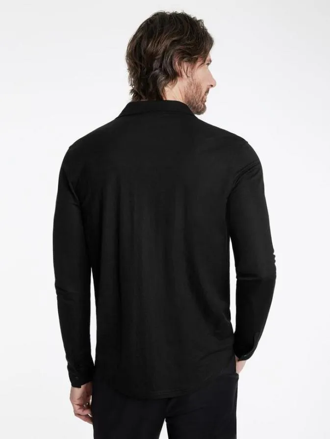 Men Shirts John Varvatos MCGILES SHIRT Black