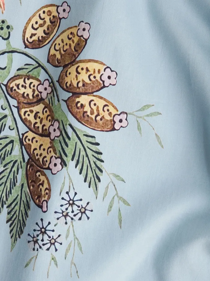 Men ShortSleeved Printed Cotton Shirt Etro Shirts