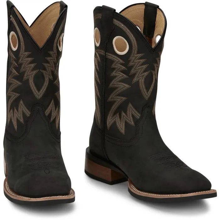 MEN Show Stopper 11034 Western Black Justin Boots Western