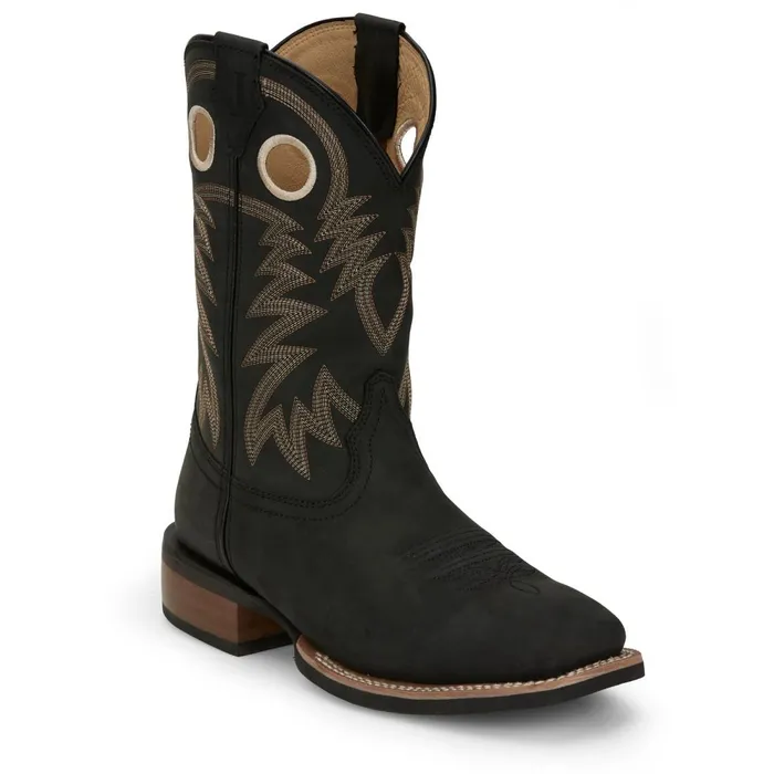 MEN Show Stopper 11034 Western Black Justin Boots Western