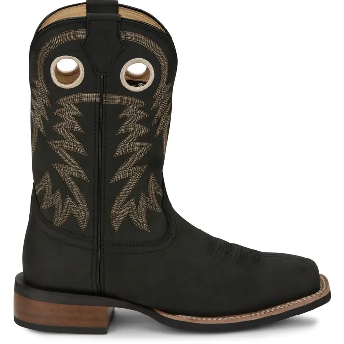 MEN Show Stopper 11034 Western Black Justin Boots Western