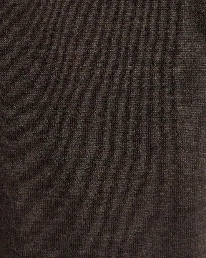 Men Sportscraft Knitwear Henry Merino Quarter Zip Knit Truffle