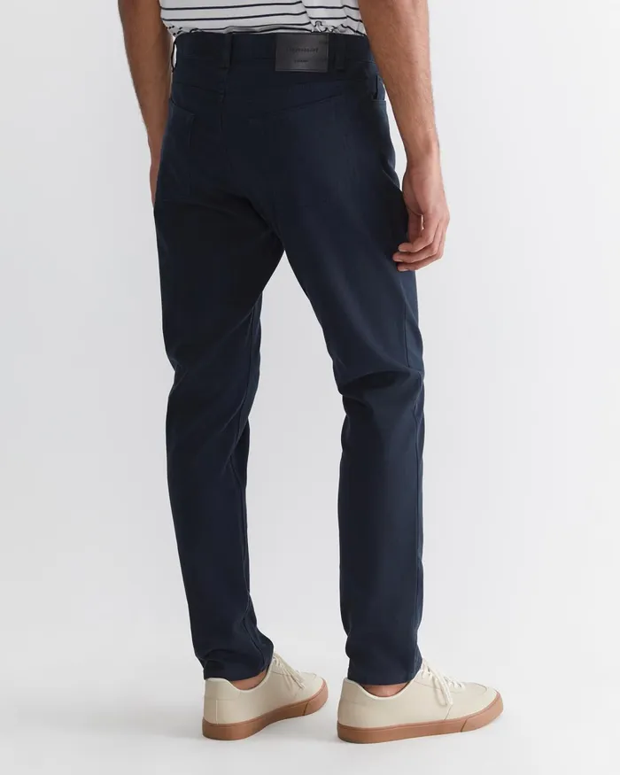 Men Sportscraft Pants Tapered Bedford Jean French Navy