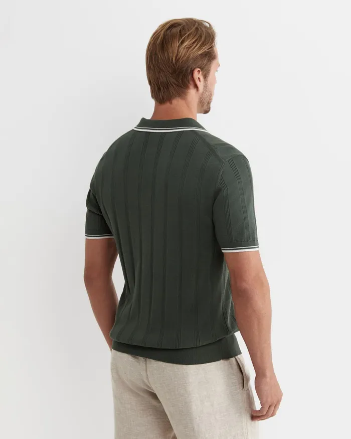 Men Sportscraft TShirts and Polos Braddon Knit Polo Forest