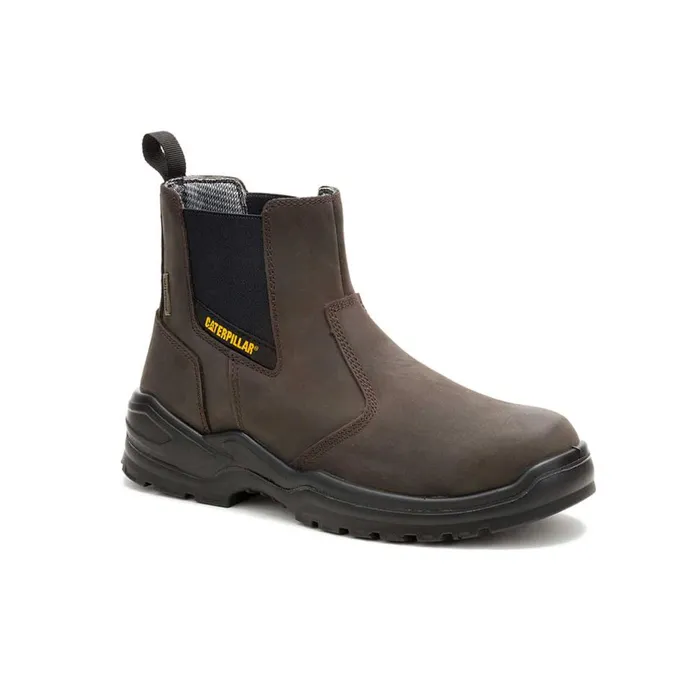 Men Striver Chelsea Waterproof Steel Toe Work Boot Cat Footwear Boots