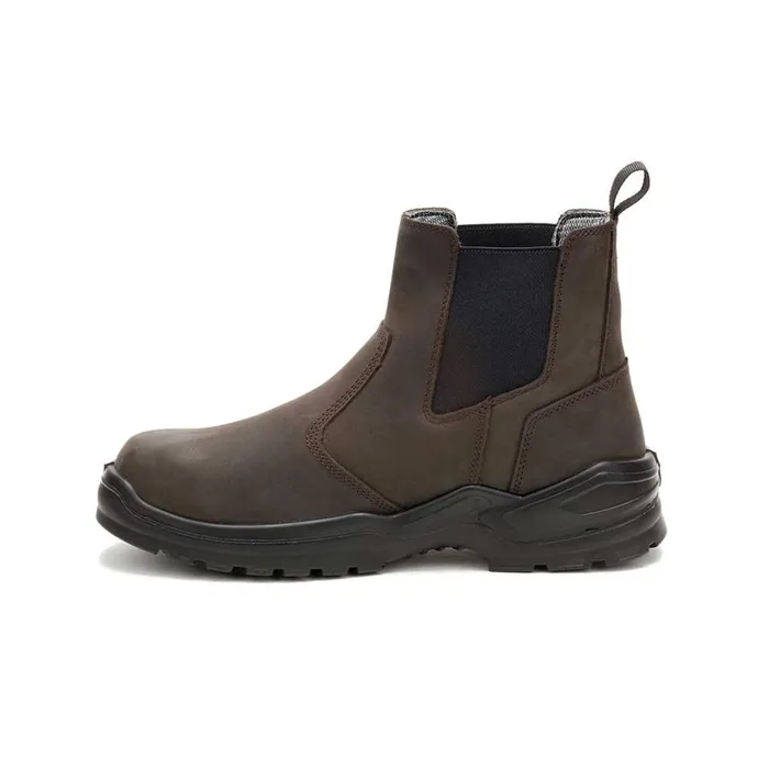 Men Striver Chelsea Waterproof Steel Toe Work Boot Cat Footwear Boots