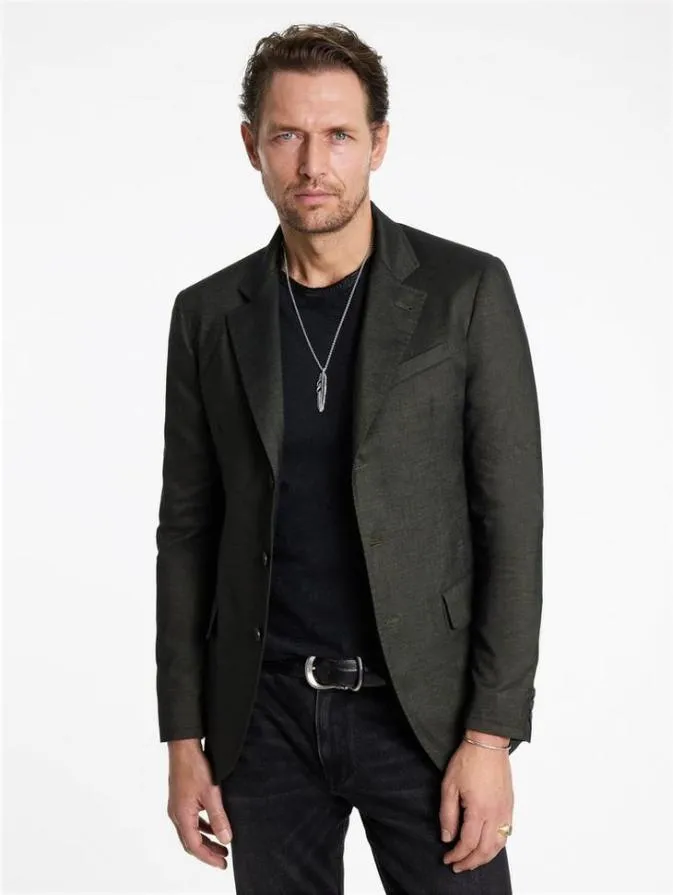 Men Suit Jackets John Varvatos LAURENTON JACKET Kelp