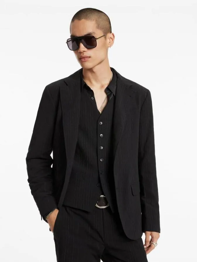 Men Suit Jackets John Varvatos RIND JACKET Black