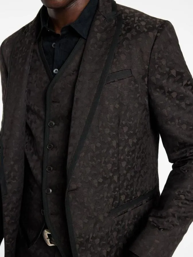 Men Suit Jackets John Varvatos WALLACE JACKET Charcoal Grey