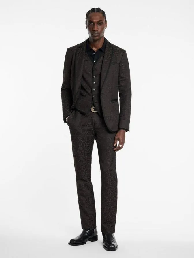 Men Suit Jackets John Varvatos WALLACE JACKET Charcoal Grey