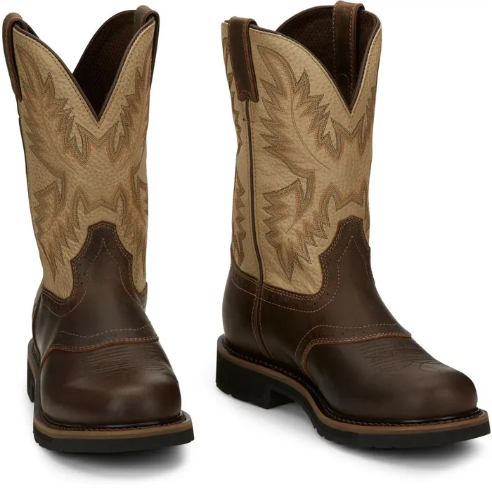 MEN Superintendent 11034 Work Golden Justin Boots Work