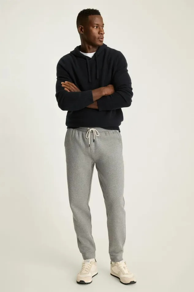 Men Supersoft Fleece Sweatpant Heather Grey Bonobos Joggers and Athleisure