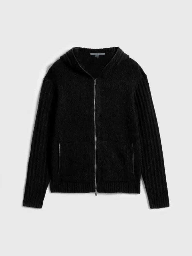Men Sweaters John Varvatos CATHERINE HOODIE Black