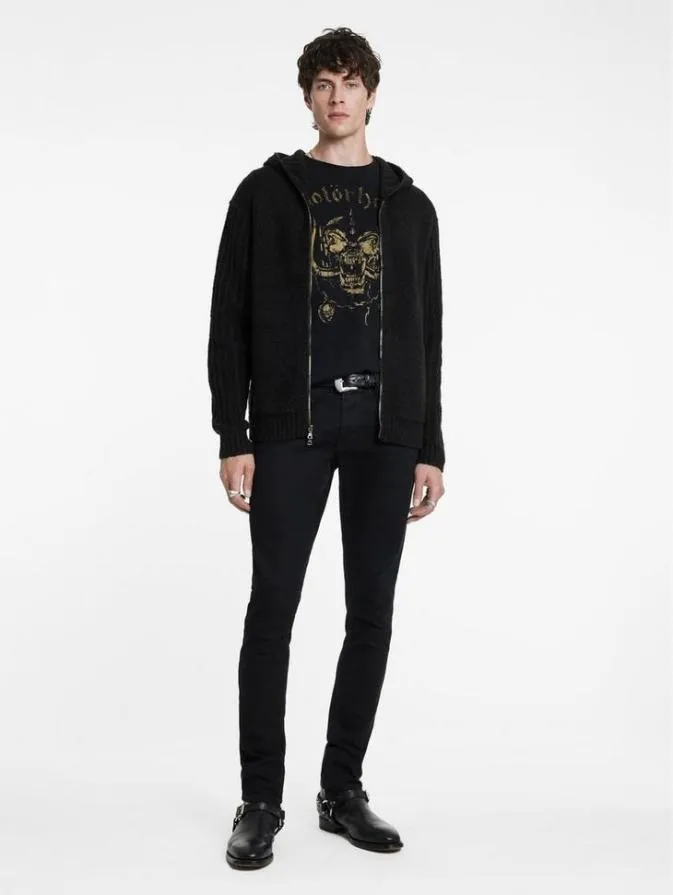 Men Sweaters John Varvatos CATHERINE HOODIE Black