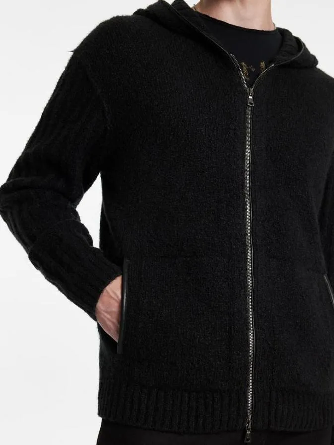 Men Sweaters John Varvatos CATHERINE HOODIE Black