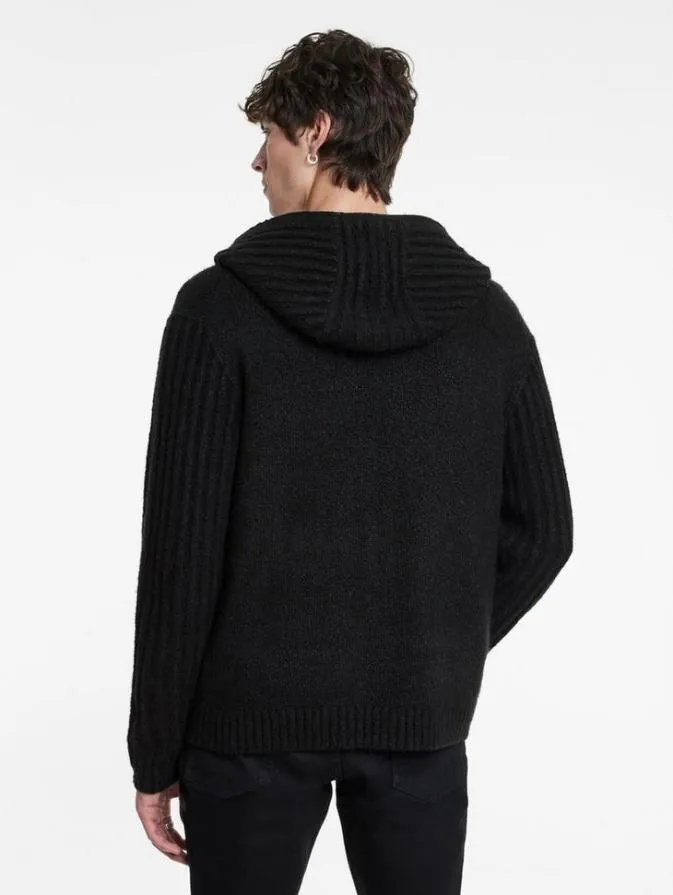 Men Sweaters John Varvatos CATHERINE HOODIE Black