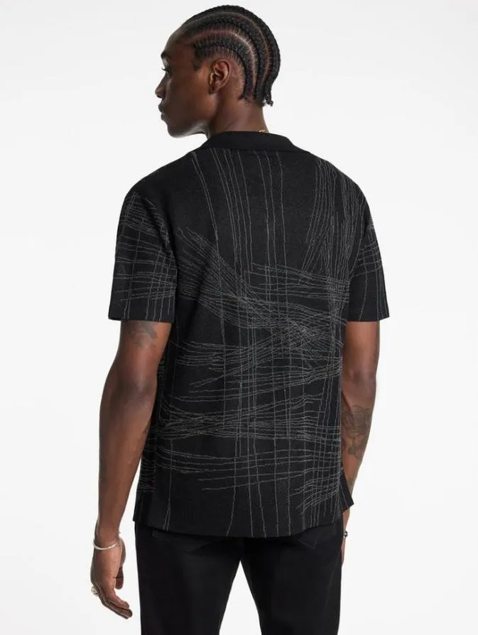 Men Sweaters John Varvatos SIMON CAMP SHIRT Black