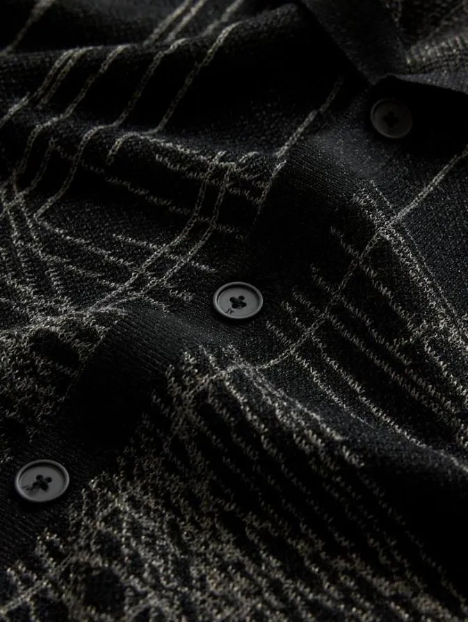 Men Sweaters John Varvatos SIMON CAMP SHIRT Black