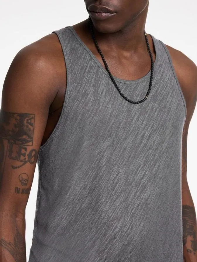 Men TShirts John Varvatos BROOME TANK Grey Stone