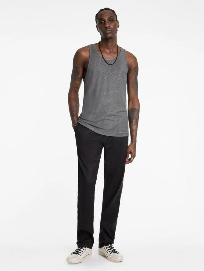 Men TShirts John Varvatos BROOME TANK Grey Stone
