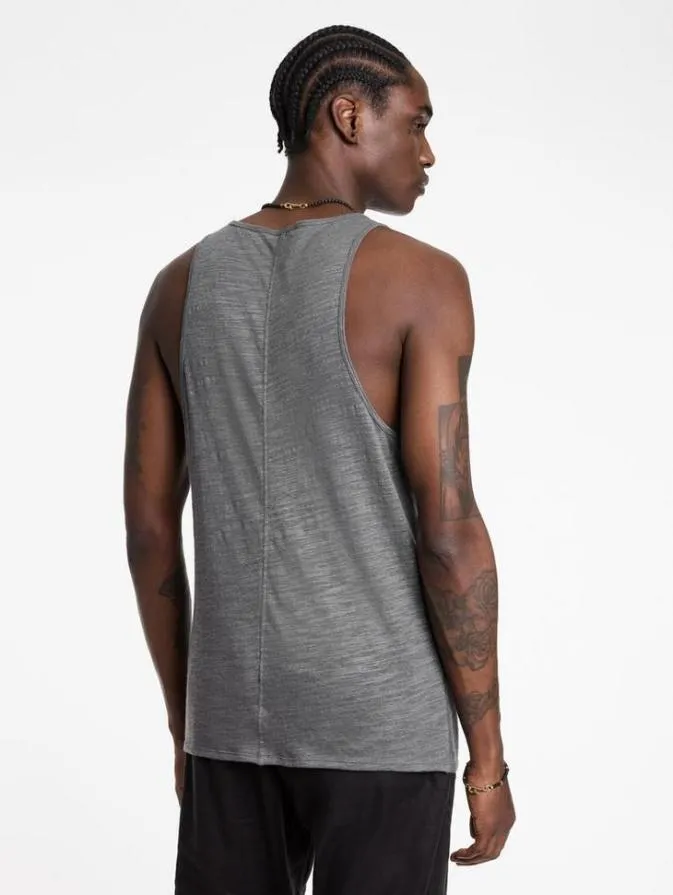Men TShirts John Varvatos BROOME TANK Grey Stone