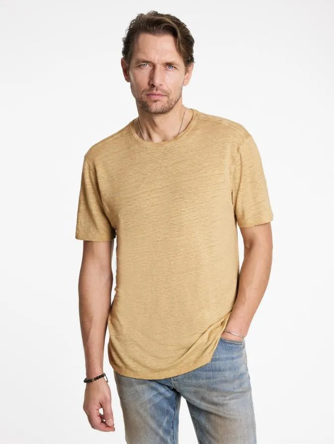 Men TShirts John Varvatos MOTT CREW Light Khaki