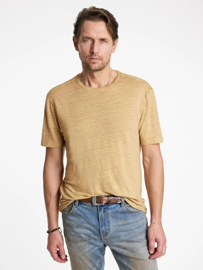Men TShirts John Varvatos MOTT CREW Light Khaki