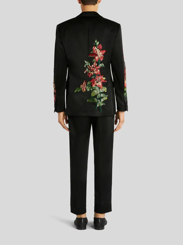 Men Tailored Floral Embroidery Jacket Etro Jackets