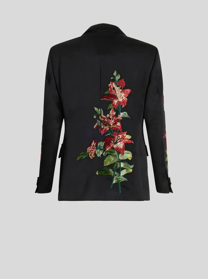 Men Tailored Floral Embroidery Jacket Etro Jackets