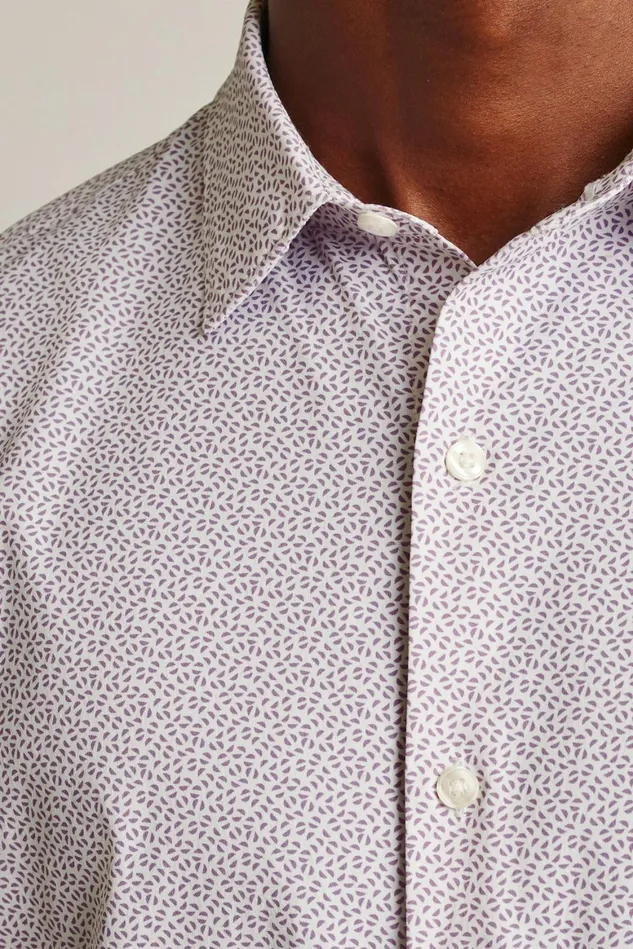 Men Tech Button Down Shirt Orchid Mist Geo Bonobos Casual Shirts