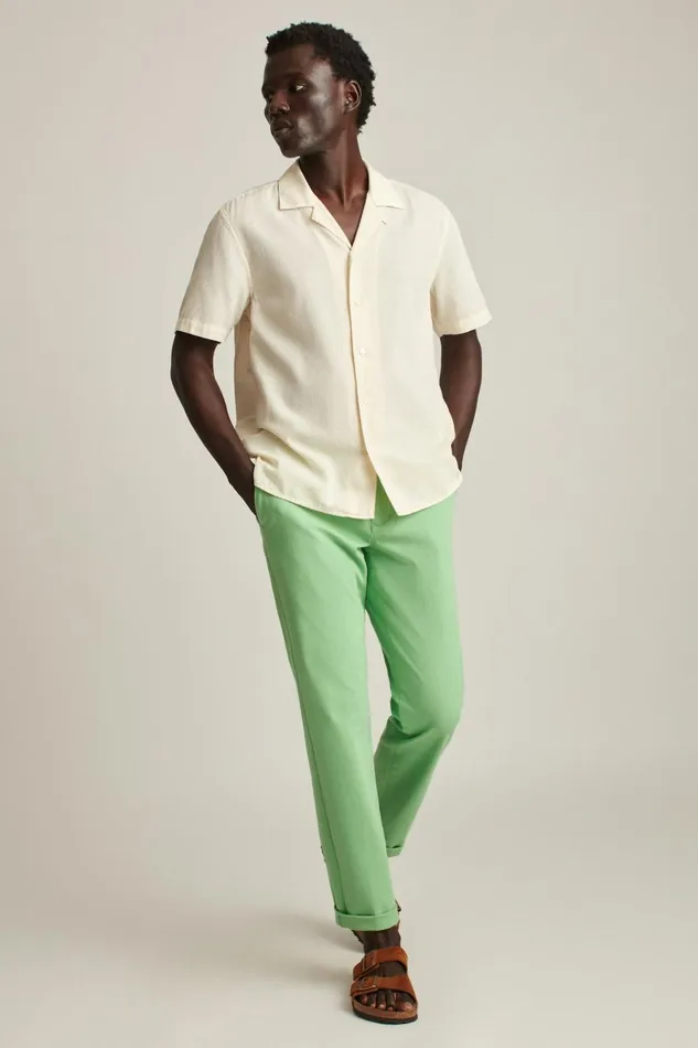 Men The Chino 20 Light Grass Green Bonobos Chinos