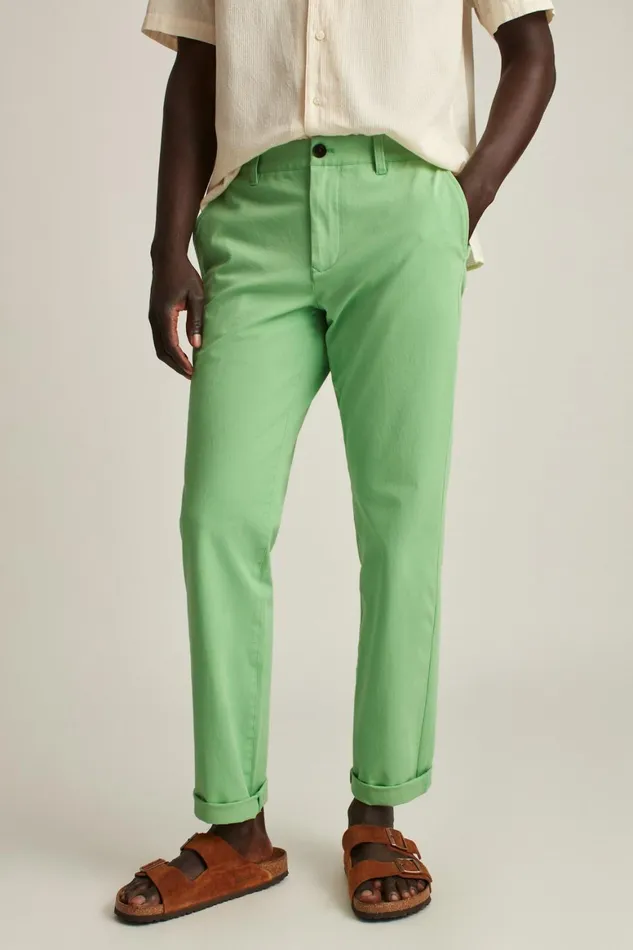 Men The Chino 20 Light Grass Green Bonobos Chinos