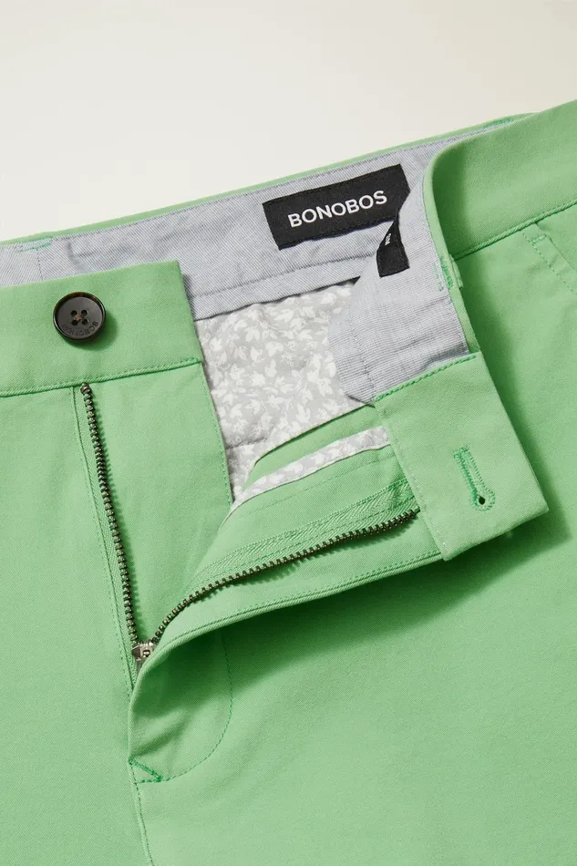 Men The Chino 20 Light Grass Green Bonobos Chinos