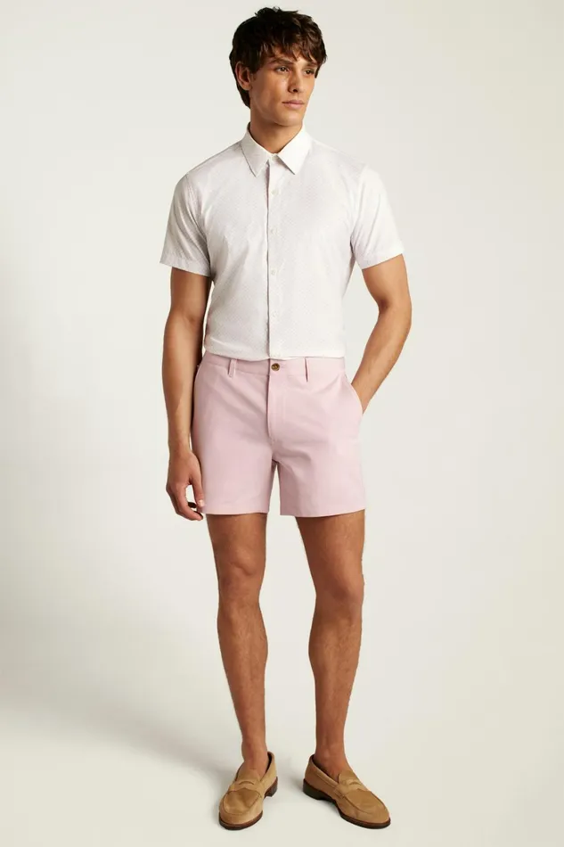 Men The Chino Short 20 Chalk Pink Bonobos Chino Shorts
