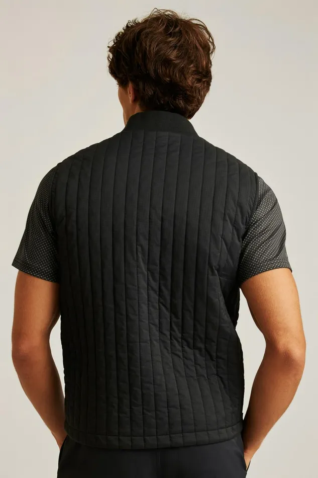 Men The Elements Vest Jet Black Bonobos Vests