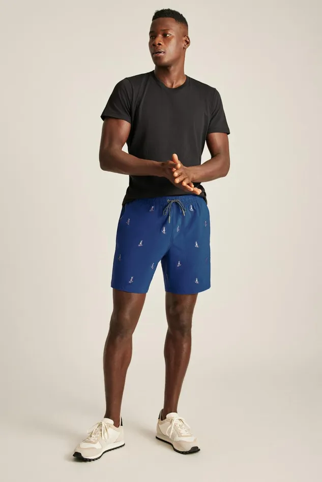 Men The Embroidered Rec Short Dinosaur Snow Day Bonobos Casual Shorts