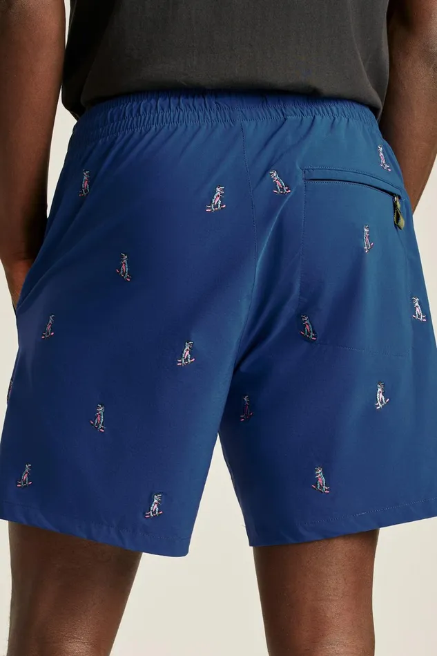 Men The Embroidered Rec Short Dinosaur Snow Day Bonobos Casual Shorts