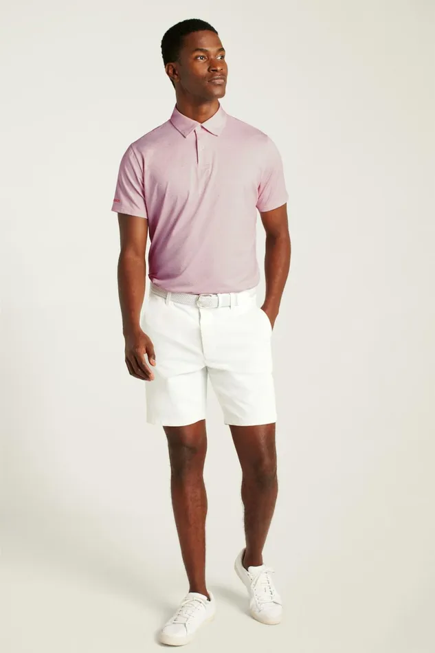 Men The Performance Golf Polo Pink Golf Tee Geo Bonobos Polos