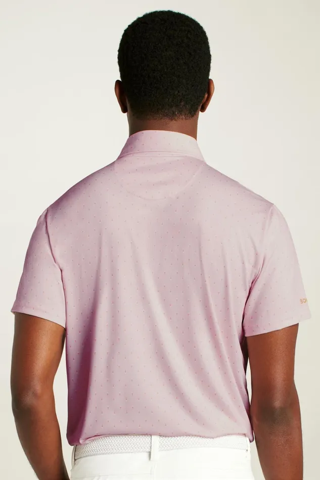 Men The Performance Golf Polo Pink Golf Tee Geo Bonobos Polos