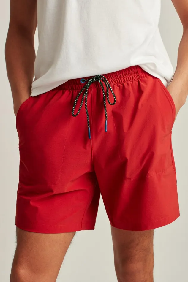 Men The Rec Short Urban Red Bonobos Casual Shorts