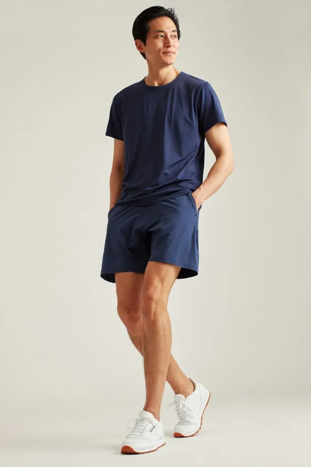 Men The Unlined Gym Short Deep Blue Bonobos Casual Shorts