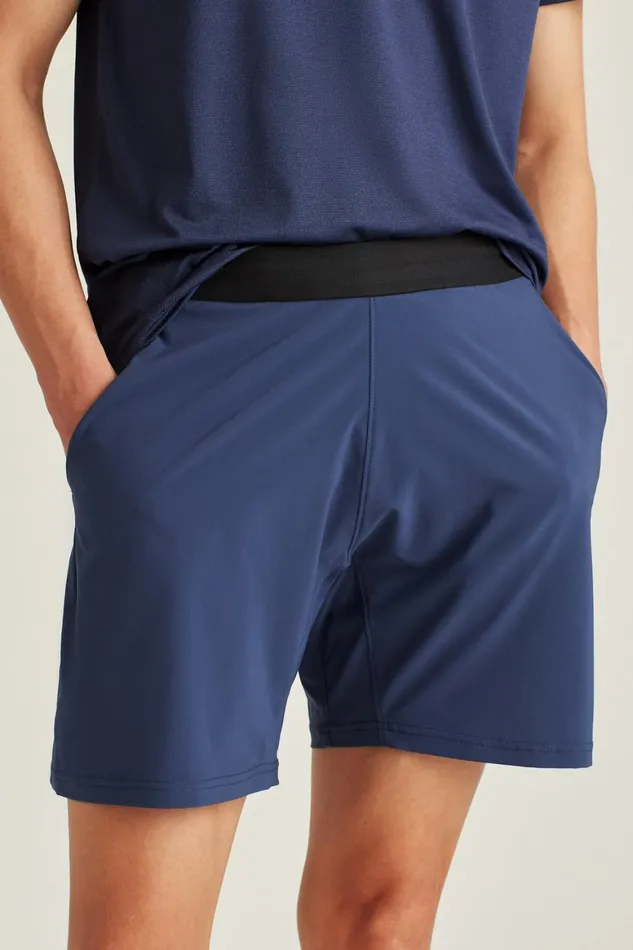 Men The Unlined Gym Short Deep Blue Bonobos Casual Shorts