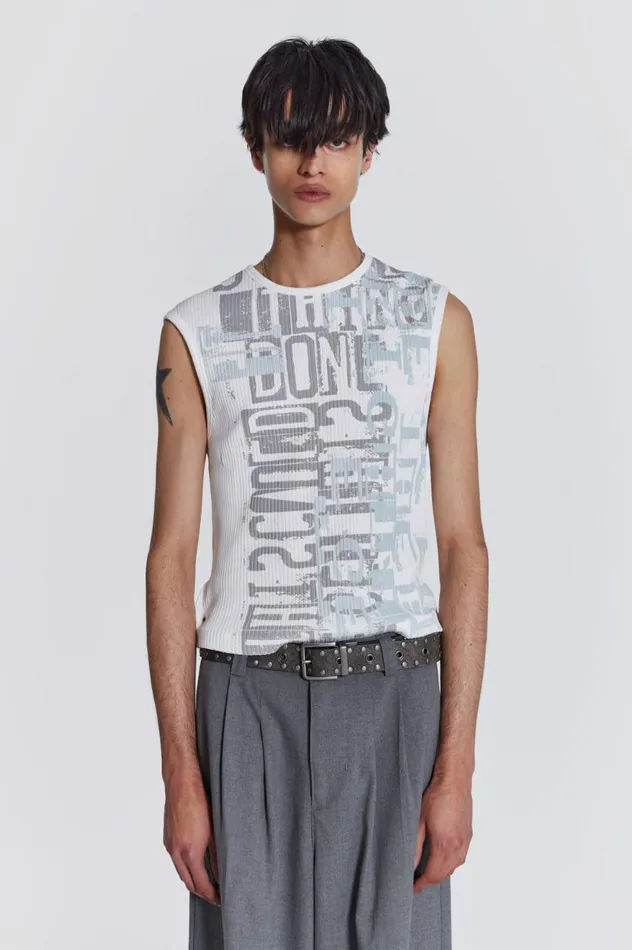 Men Thesis Tank Jaded London TShirts and Vests